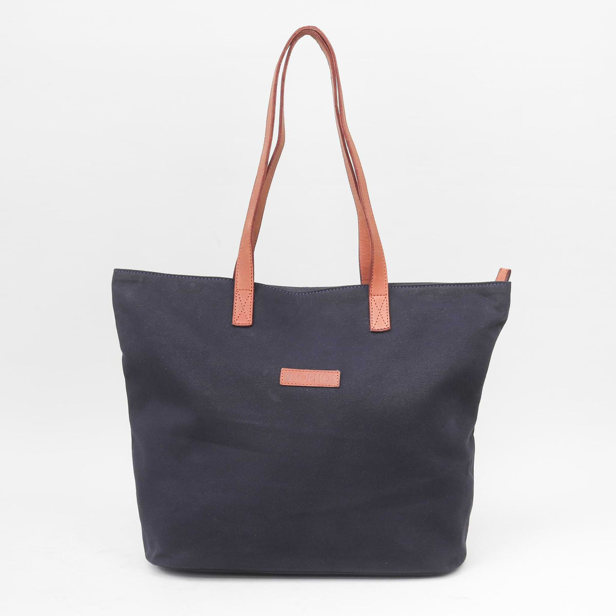 Navy Waxed Canvas Tote Bag – Sophos Wholesale